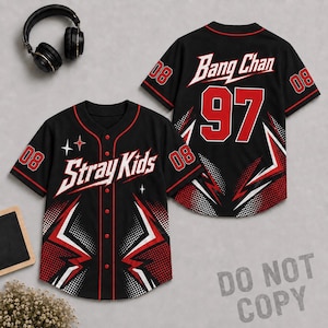 Stray Kids Dominate Baseball Jersey - Etsy