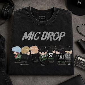 Bts Mic Drop Shirt - Etsy