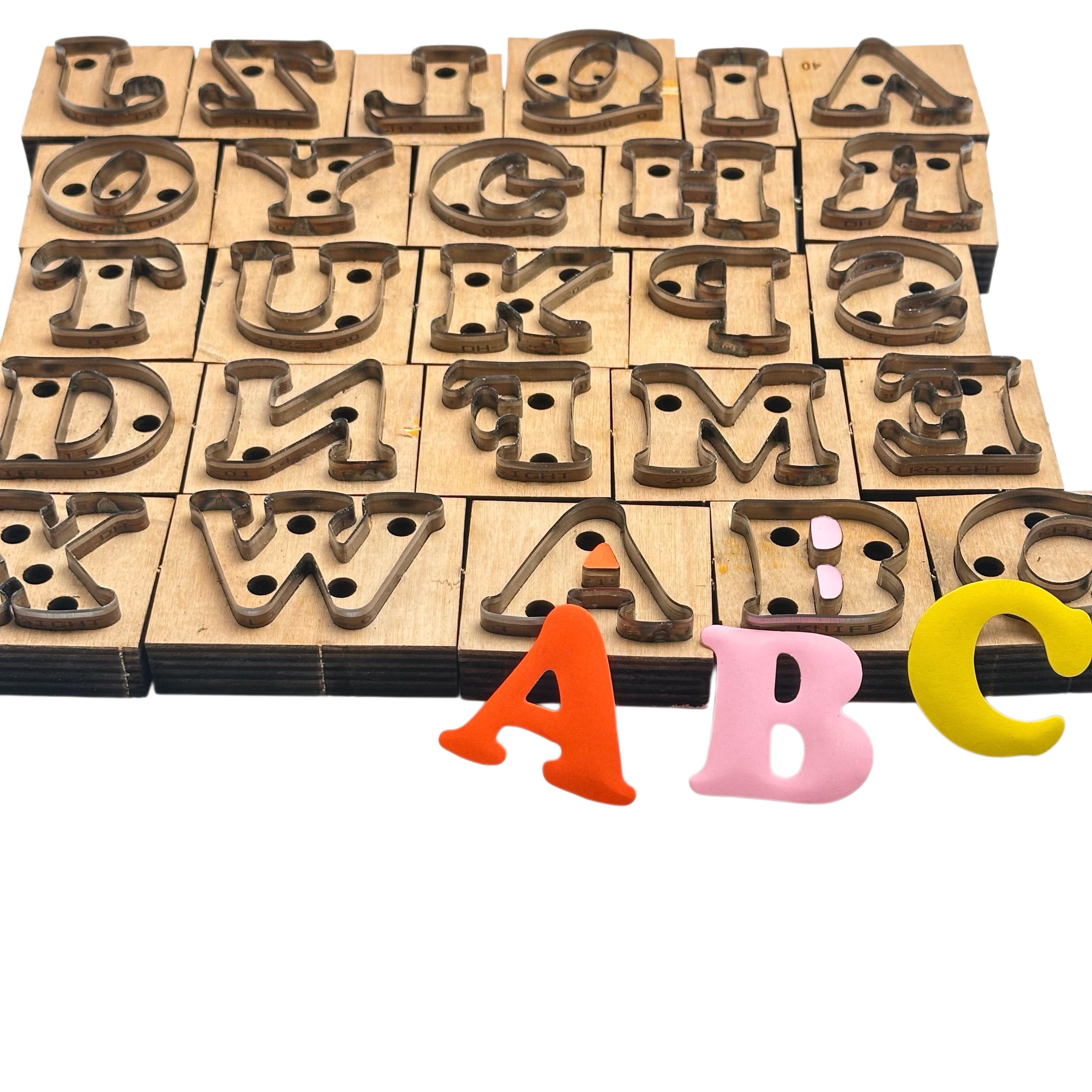 Sizzix アルファベットダイセット Sizzix alphabet set - Etsy 日本