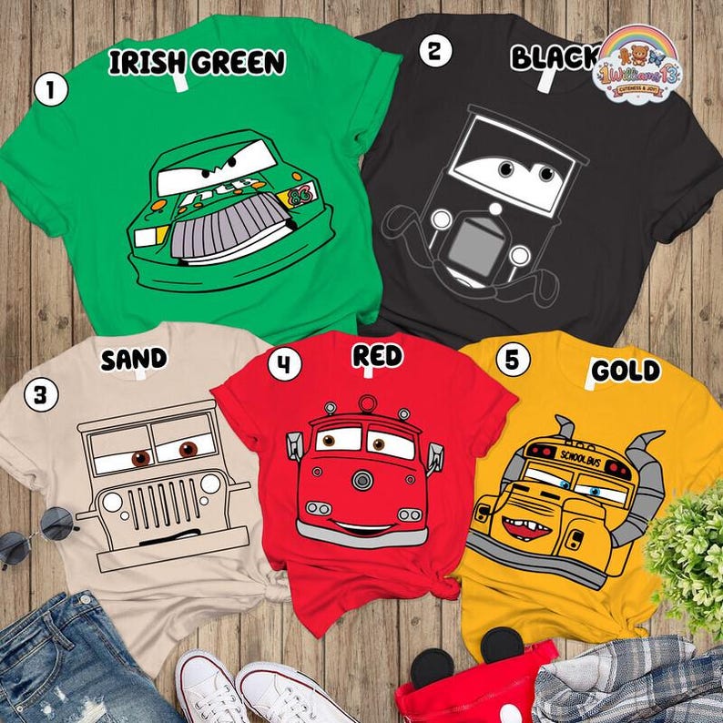 Camiseta de disfraz de Halloween de Disneyland Cars, camiseta de Rayo McQueen, camiseta a juego del grupo Cars, camiseta de Halloween a juego, camiseta para fiesta de Halloween imagen 3