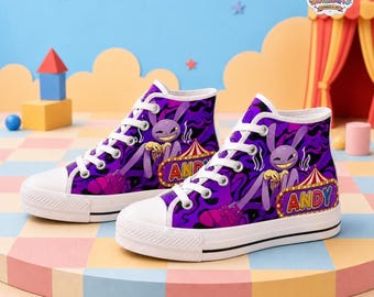 Personalized Jax Amazing Digital Circus Sneakers, Custom TADC Sneaker Shoes, Back To School Gift, Digital Circus Birthday Gifts