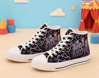 Increíbles zapatillas Digital Circus, zapatillas personalizadas con nombre, zapatillas Digital Circus Last Act, regalo de regreso a clases, regalos de cumpleaños