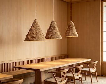 Handmade Jute Macrame Lampshade | Boho Pendant Light Cover | Unique Housewarming Gift