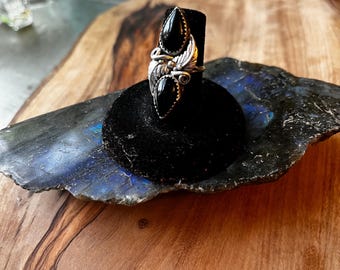 Native American onyx ring