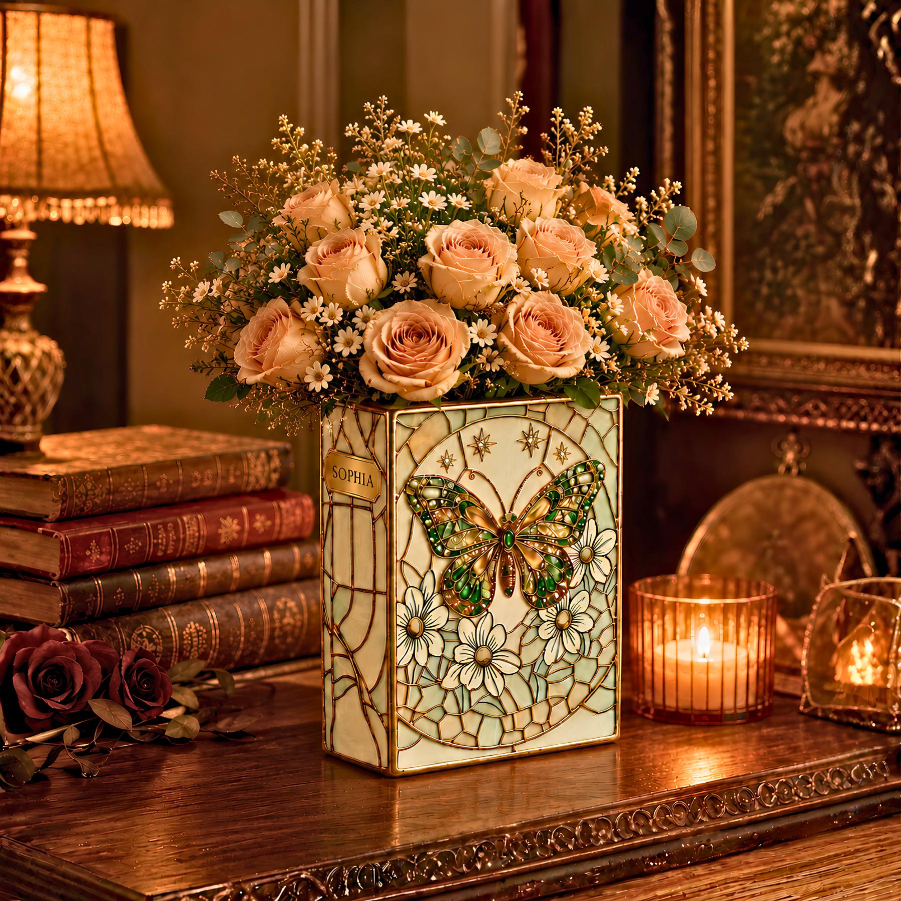Butterfly Vase - Etsy