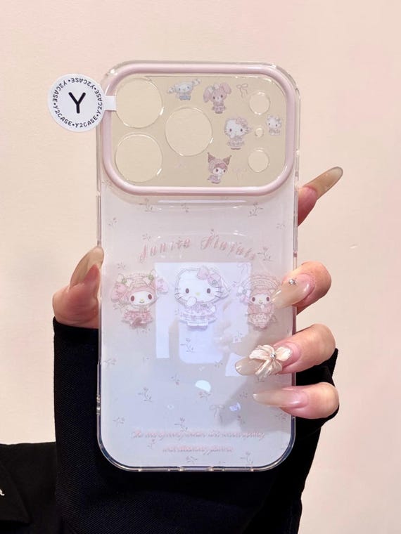 3D Miffy Playground Case with Star Charm, Kawaii Bunny Clear Cover iPhone 17 16 15 14 13 Pro Max, Y2K Coquette Soft Girl Gift, Pink Bumper