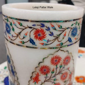 White Marble flower vase