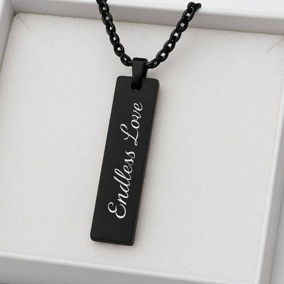 Personalized Coordinate Jewelry, Vertical Bar Necklace, Custom Location Jewelry, GPS Necklace, Meaningful Gift