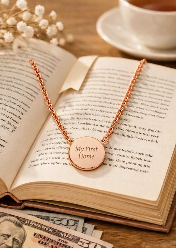 Personalized Mom Necklace, Engraved Disc Pendant, Custom Engraved Jewelry | Thanksgiving keepsake
