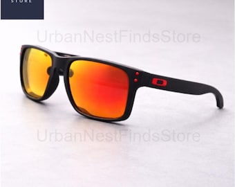 Oakley Holquer poliert schwarze Sonnenbrille mit polarisierten Gläsern