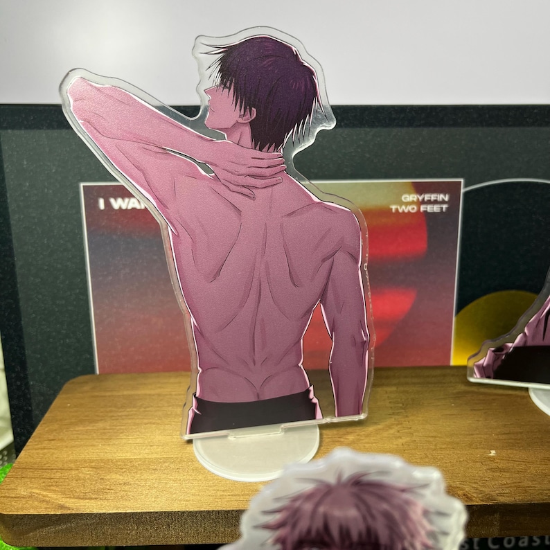 Jujutsu Kaisen Anime Figure: Gojō Satoru Abdominal muscle Ornaments Acrylic Standee Gift F