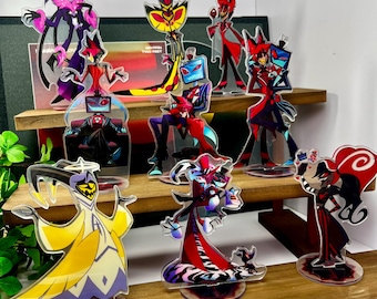 Hazbin Hotel Acrylic Standee: Alastor Vox Charlie Stand Fans Gift