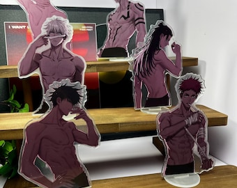 Jujutsu Kaisen Anime Figure: Gojō Satoru Abdominal muscle Ornaments Acrylic Standee Gift