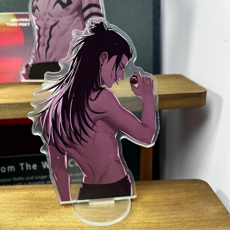 Jujutsu Kaisen Anime Figure: Gojō Satoru Abdominal muscle Ornaments Acrylic Standee Gift E