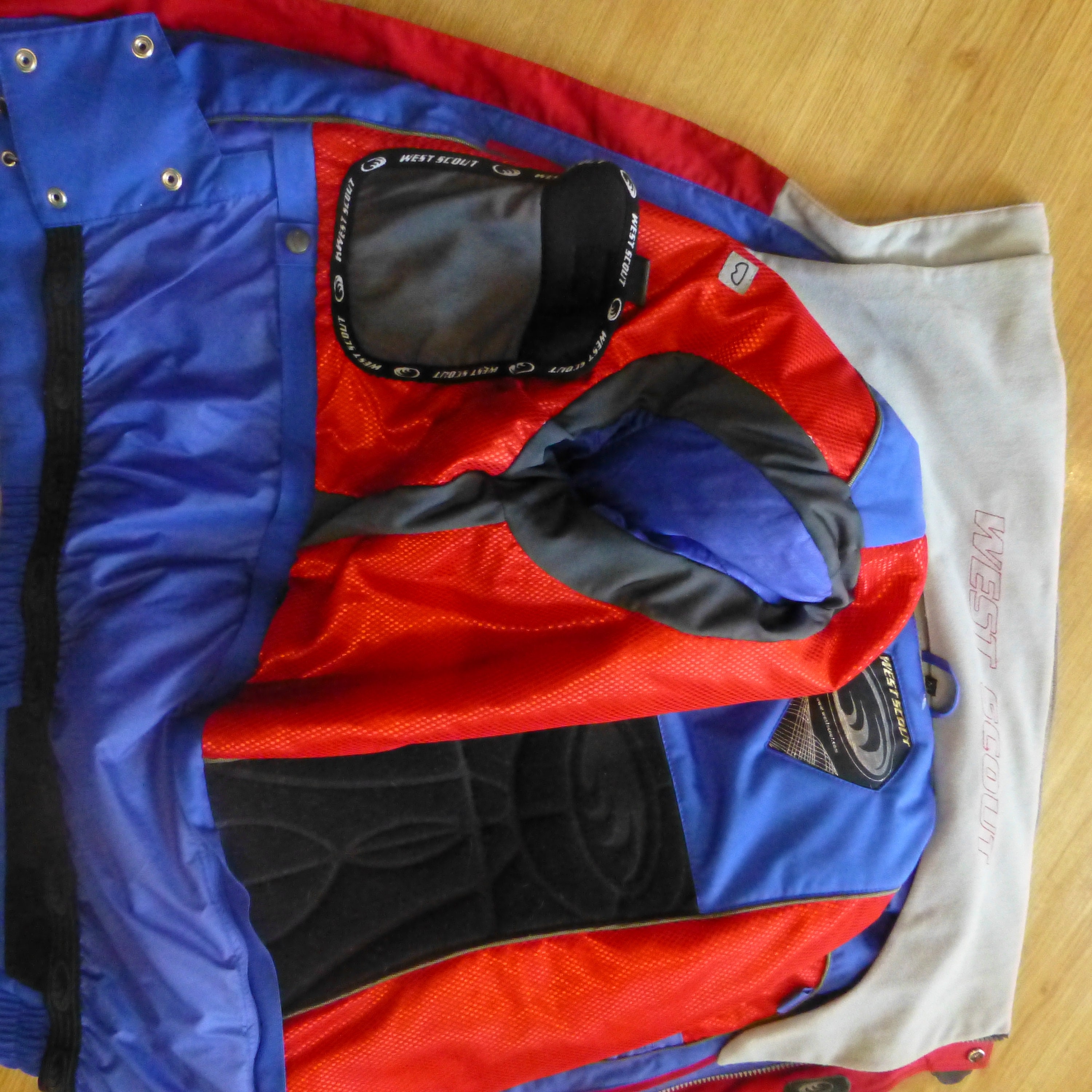90s WEST SCOUT Ski or Moto Winter Jacket, Snowboard Jacket in