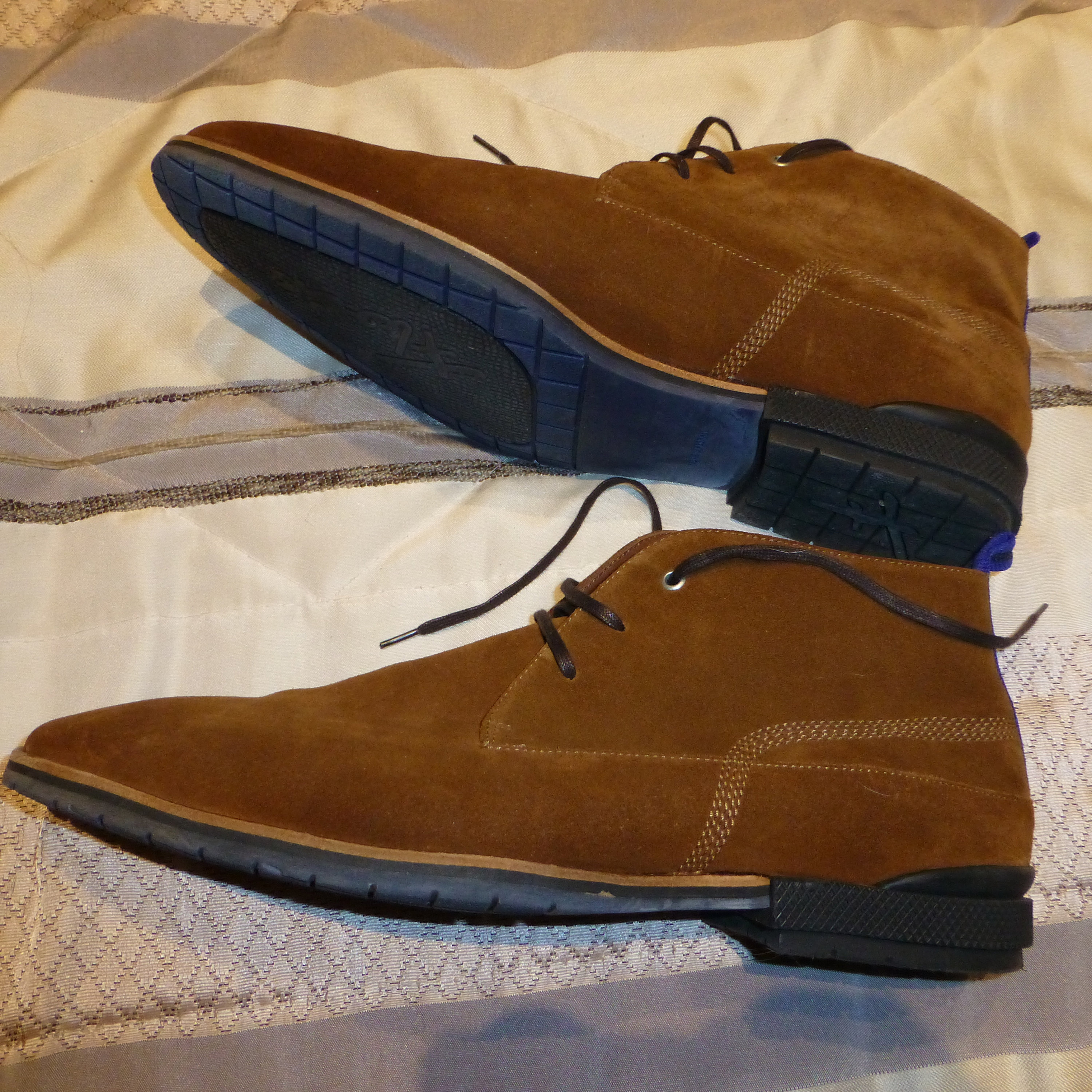 Paleis ontgrendelen meubilair Handmade Man Shoes Floris Van Bommel Ankle Boots Brown Suede - Etsy