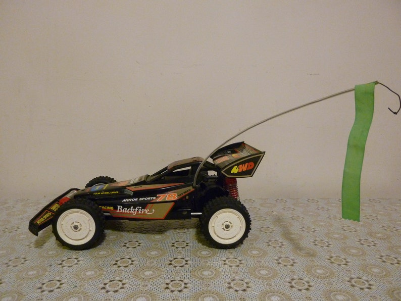 Vintage 80's Nikko Japan 4WD Frame Buggy Backfire Racing Radio Control