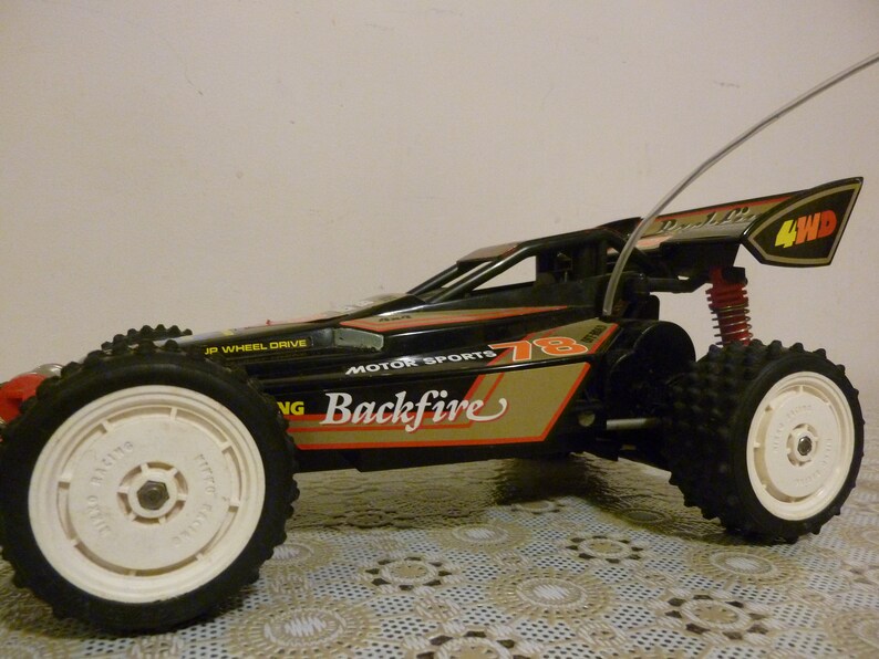 Vintage 80's Nikko Japan 4WD Frame Buggy Backfire Racing Radio Control