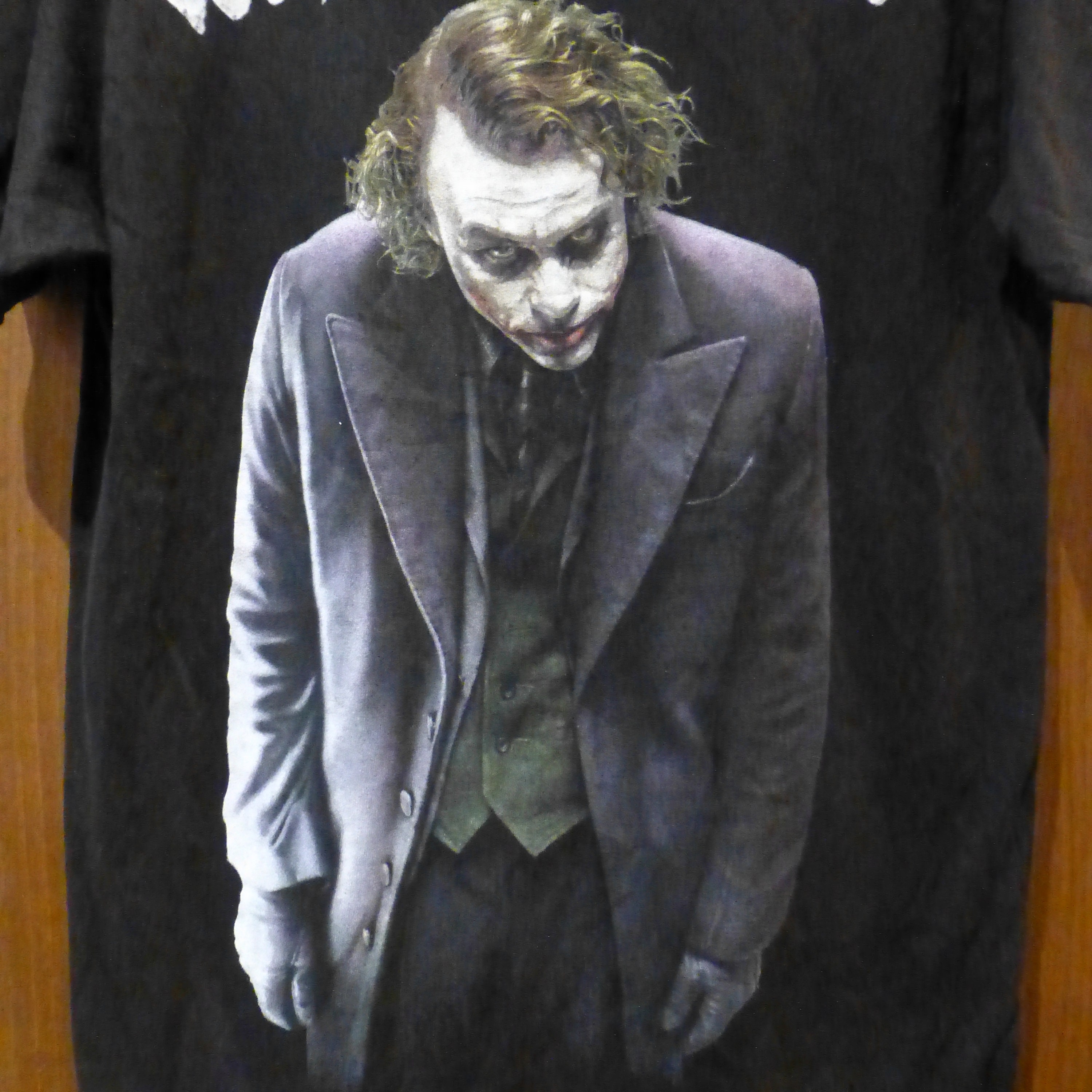 Joker t shirt heath ledger cheap