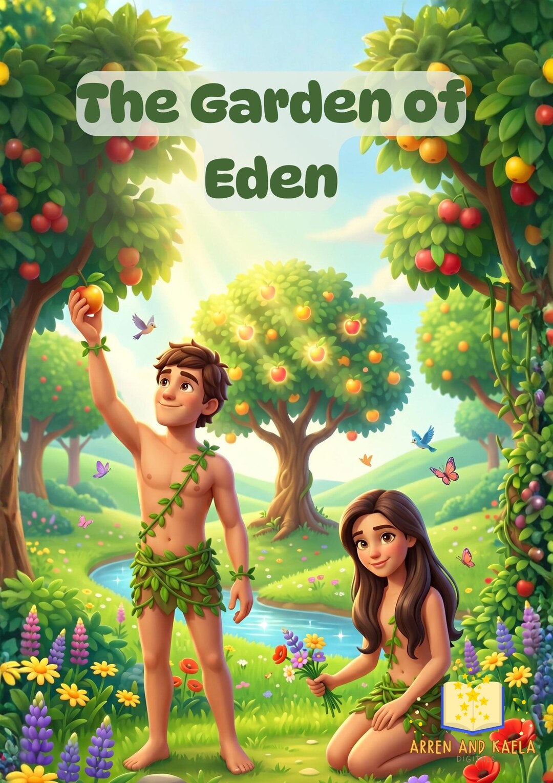 The Garden of Eden / God’s First Creation Story / Adam and Eve - Etsy UK