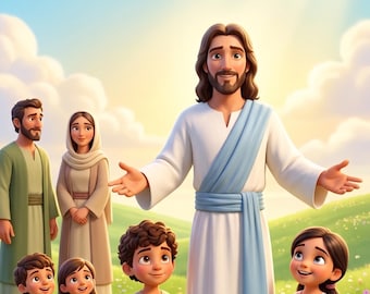 Jesus helar barnens sagobok | Bibellektion digital nedladdning