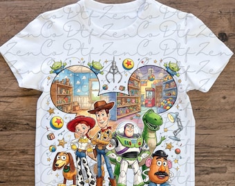 Toy Story Dtf transfer, Toy Story Ready to Press, You Got a Friend in Me dtf, Woody dtf transfer, Buzz ready to press, Disney dtf