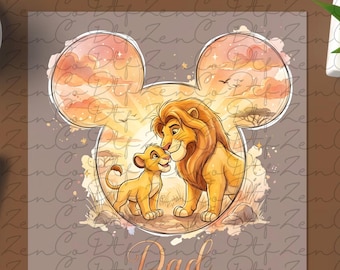 The Lion King Coquette DTF, Dad Vibes dtf, Disney Hakuna Matata DTF, Simba Ready To Press, Disney The Lion King Ready To Press, Lion King