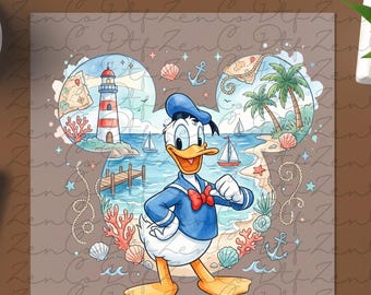 Disney Magic Kingdom 2026 DTF,Disney Magic Kingdom Shirt, Disney Castle Transfer, Disney Trip Couple DTF Transfer, Daisy and Donald Duck dtf