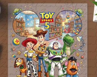 Toy Story 5 Dtf transfer, Toy Story 5 Ready to Press, You Got a Friend in Me dtf, Woody dtf transfer, Buzz ready to press, Potato Head dtf