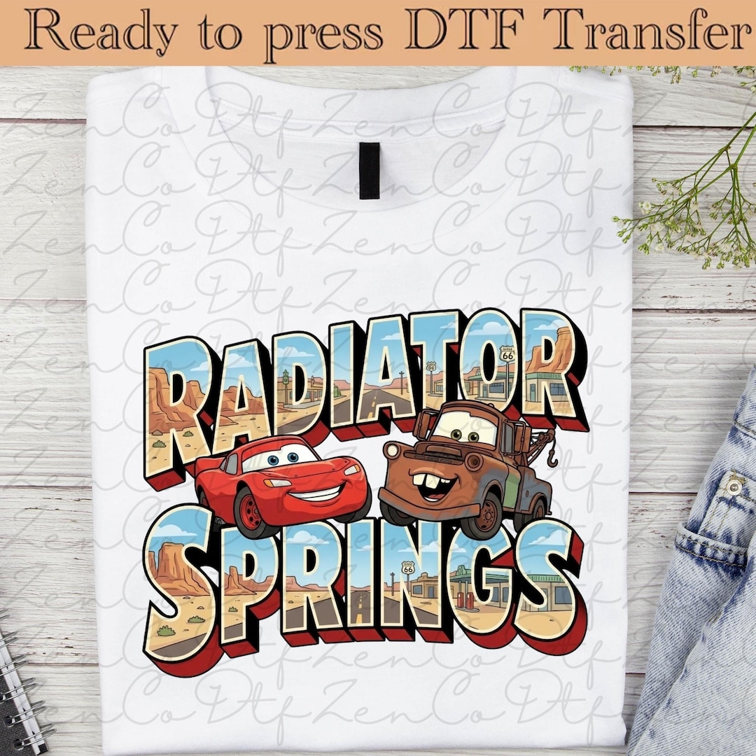 Cars Ready to Press - Cars Movie Transfers, Mcqueen DTF, Disney DTF ...