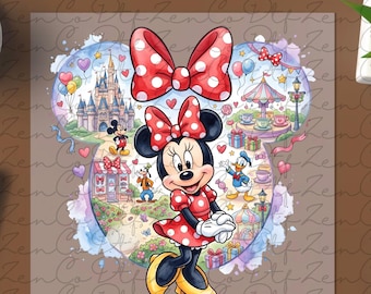 Disney Magic Kingdom 2026 DTF, Disney Magic Kingdom Shirt, Disney Castle Transfer, Disney Trip DTF Transfer, Minnie Mouse dtf