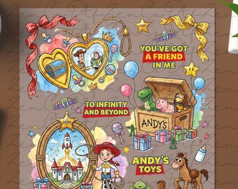 Toy Story Dtf transfer, Toy Story Ready to Press, You Got a Friend in Me dtf, Woody dtf transfer, Buzz ready to press, Disney dtf
