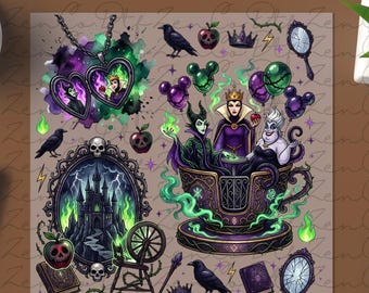 Maleficent Watercolor DTF Transfer, Maleficent Villain DTF, Evil Maleficent, Disney Maleficent Evil queen dtf