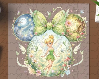 Disney Peter Pan Dtf, Disney Tinkerbell transfer, Wendy dtf, Captain Hook DTF,Never Grow Up