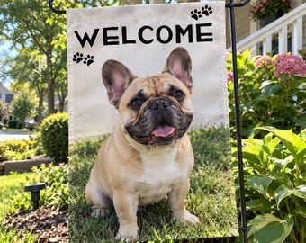 Custom Pet Photo Garden Flag, Personalized Dog Yard Flag