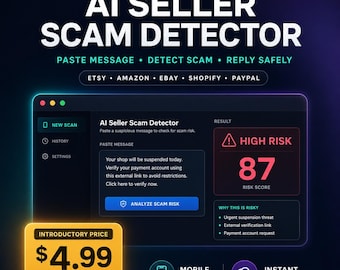 AI Seller Scam Detector, Buyer Message Risk Analyzer & Policy Safety Tool