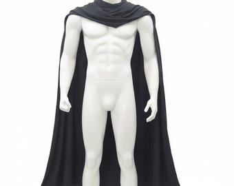 Capa Preta Mandaloriana - Din Djarin, Caçador de Recompensas, Armadura Beskar de Star Wars