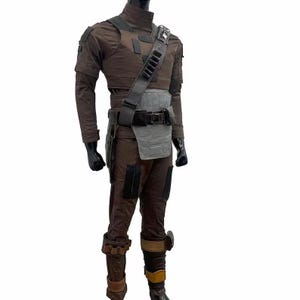 Traje de vuelo mandaloriano y cinturón de cuero - Cosplay completo de Din Djarin imagen 6