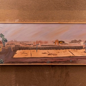 OP 2 Iraq Landscape Oil Painting on Canvas