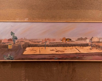 OP 2 Iraq Landscape Oil Painting on Canvas