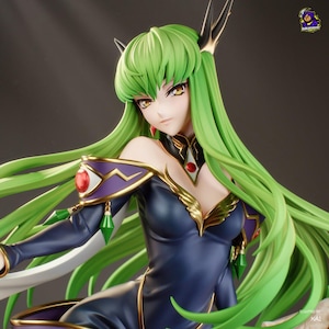 C.C. Code Geass Resin Figure | Hand Painted or Unpainted Statue | Fan Art Collectible