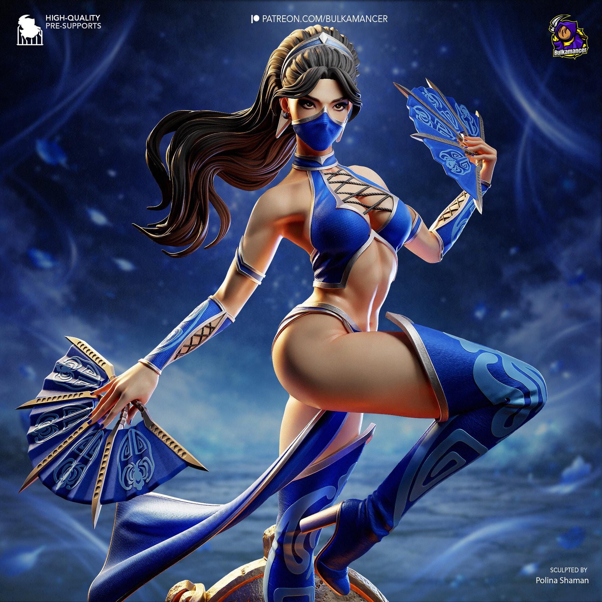 Kitana Figure Mortal Kombat - Etsy