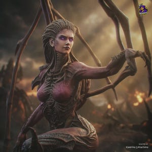 1/8 未塗装未組立 フィギュア ガレージキット サラ・ケリガン スタークラフト Sarah kerrigan - Etsy 日本