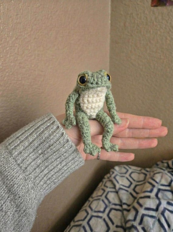 Frog Crochet Pattern | Frog Amigurumi Pattern | Beginner Friendly (English Only)