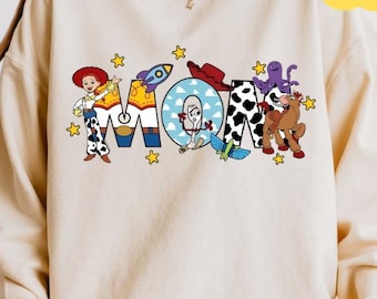 Disney Mom Toy Story Shirt, Pixar Mom Life Tee, Jessie Woody Buzz Lightyear Mom Shirt, Cute Disney Mom Gift, Cartoon Mom Graphic Tee