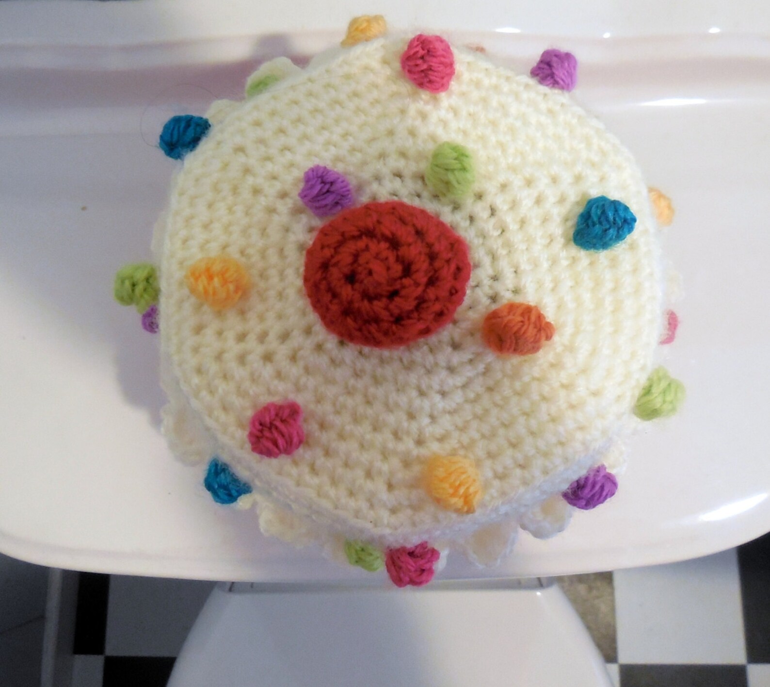 Cupcake Toilet Paper Cover Crochet PATTERN in English and Etsy