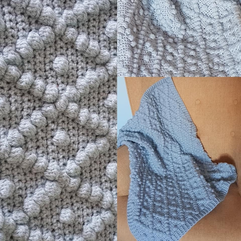 Diamond bobble blanket sale