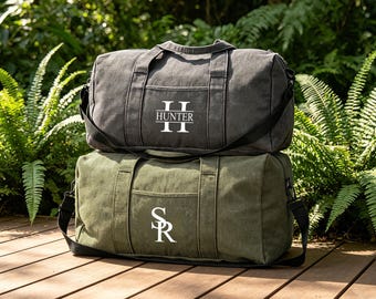 Custom Duffel Bag,Personalized Weekend Gym Bag,Groomsmen Gifts,Travel Bags,Fathers Day Gift