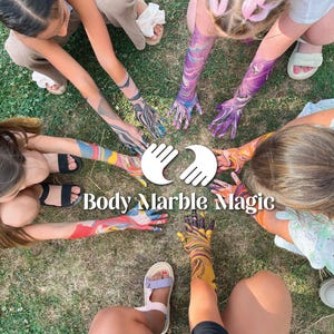Kit de peinture pour marbrure corporelle, ensemble d'art de la peau, activité créative du festival (10 couleurs)