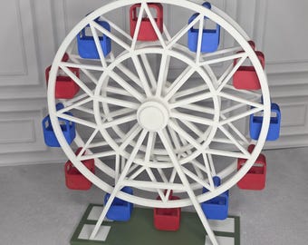 7-inch Ferris Wheel – Carnival Decor for Home, Office, or Kids Room – Instant Smile, Unique Gift
